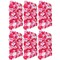 6pcs Artificial Wedding Silk Flower Wall Decor Background Rose Hydrangea Panels